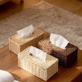 Woven Tissue Box Cover