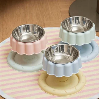 Elevated Stainless Steel Pet Bowl