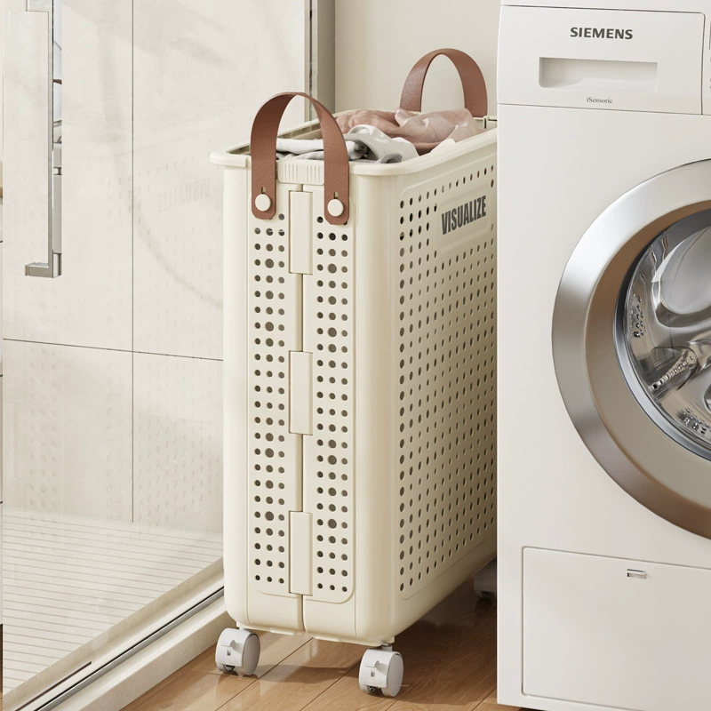 Slim Foldable Laundry Basket - Image 3