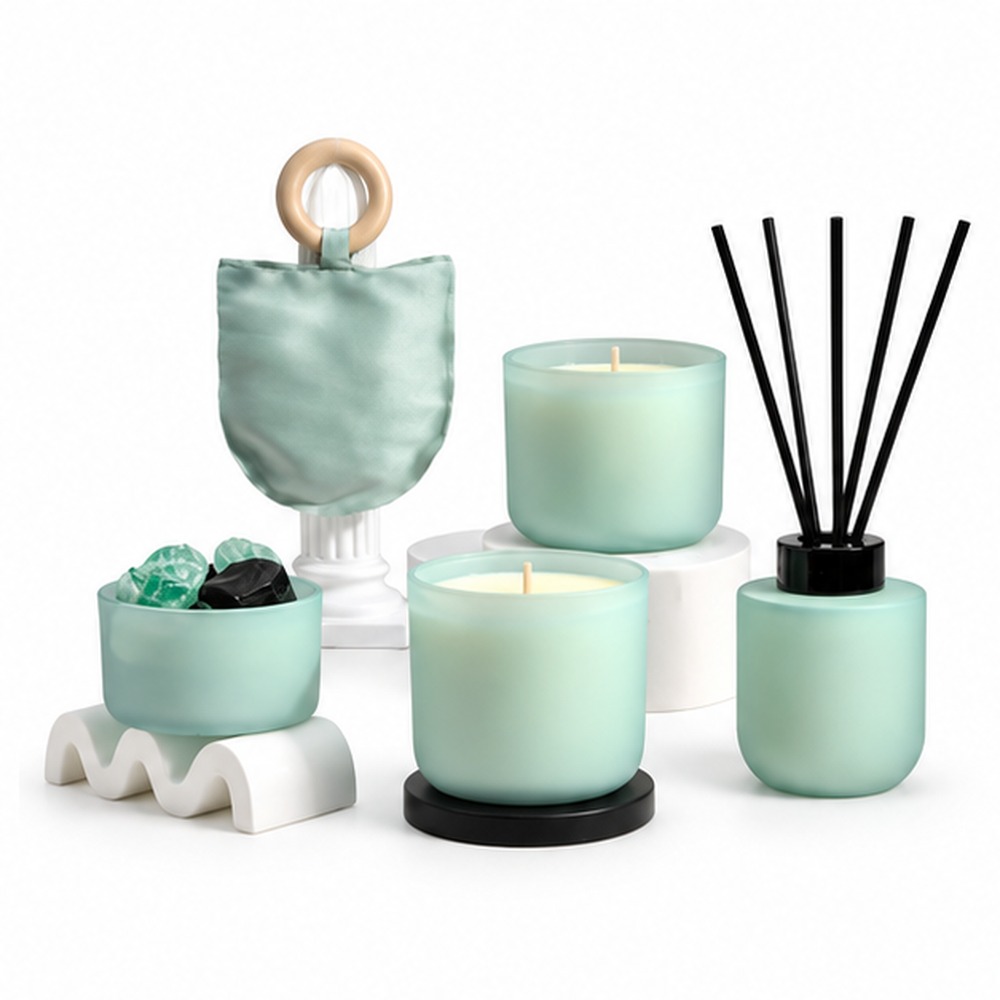 Crystal Stone Reed Diffuser Set