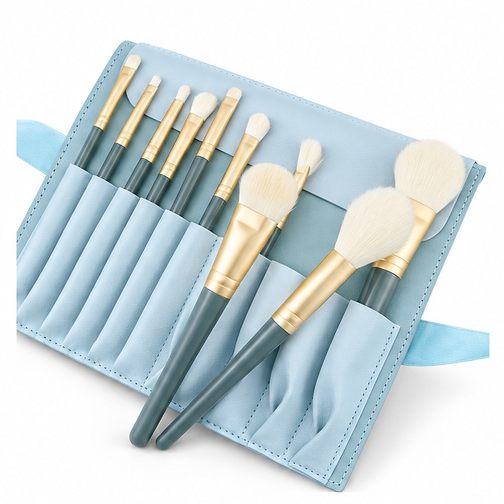 10-Piece Soft Makeup Brush Set
