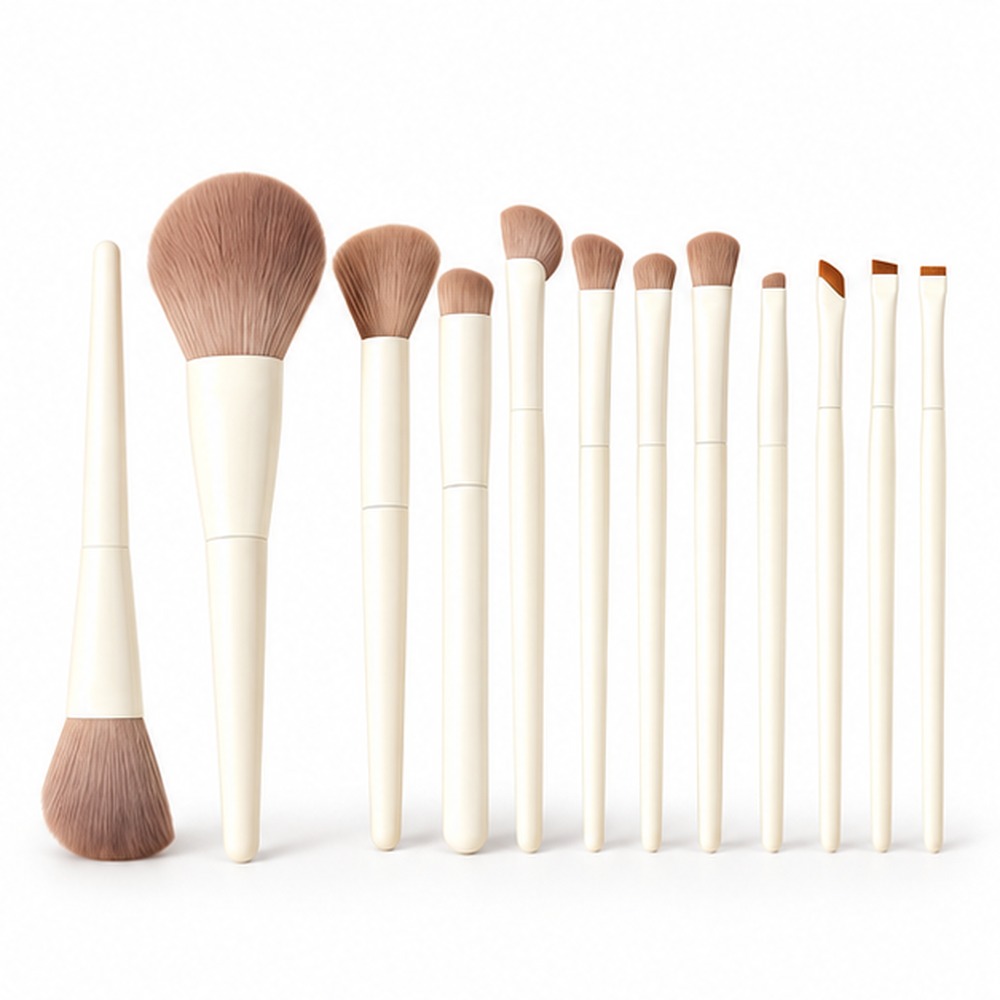 12-Piece Cloud Ceramic Tone Brush Set